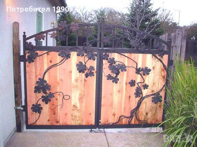 Врати, порти, портали, огради, парапети, беседки от ковано желязо и дърво., снимка 13 - Други - 52489427
