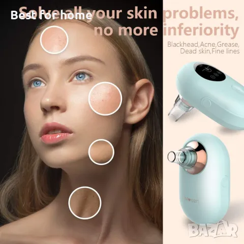 Професионален уред за почистване на порите на лицето Mosen, снимка 8 - Друга електроника - 49751293