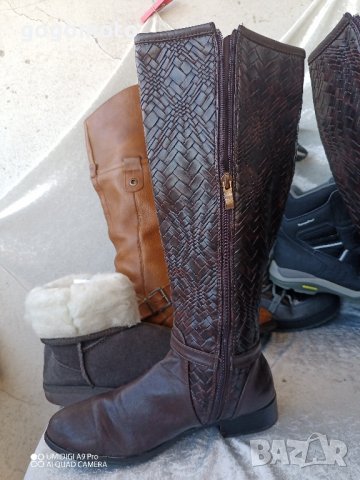 дамски ботуши original  SERGIO TODZI® ,N- 38 - 39 - тъмно кафяви, плетена кожа, снимка 17 - Дамски ботуши - 43563453