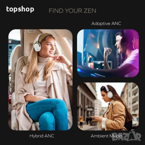 CREATIVE Zen Hybrid SXFI безжични слушалки с технология Super X-Fi, снимка 7 - Bluetooth слушалки - 50355269