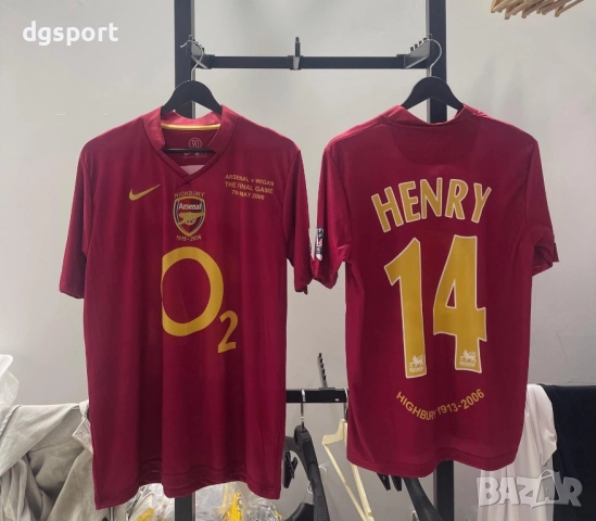 Футболна фланелка на Арсенал#Тиери Анри #14 сезон 2005/2006!