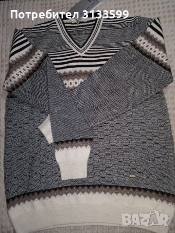 Великолепен мъжки пуловер - L, снимка 4 - Пуловери - 44034483