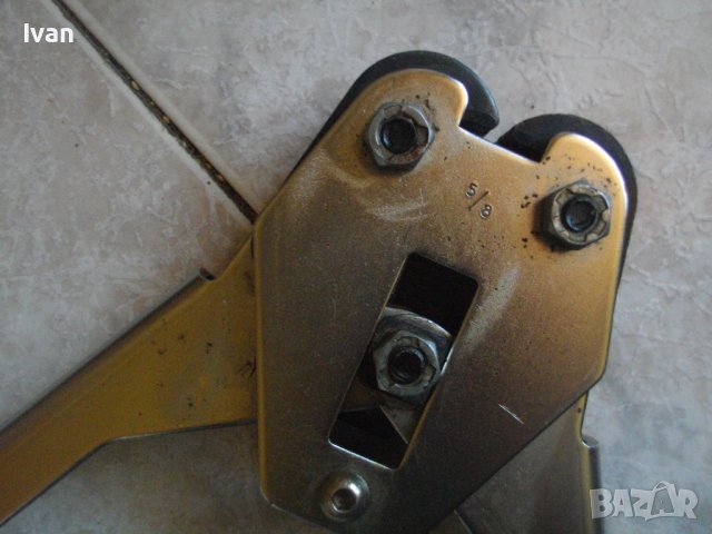 Нови Немски Чембер Клещи За Метални Ленти/Ползвани Български Соц Чембер Клещи За Метални Ленти, снимка 9 - Клещи - 40191239