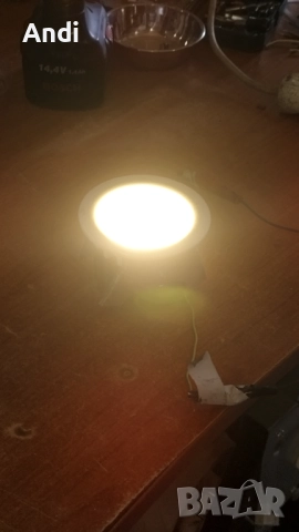 Лунички - лед лампи за таван illuxtron linea 75 HV 9W 300K, снимка 3 - Лед осветление - 52837845