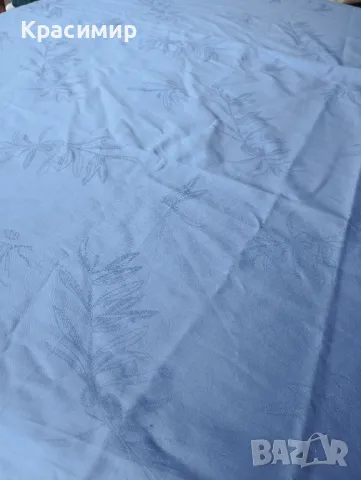 Памучна покривка в овална форма Жакардови маслинови клончета 👉156 х 200 см, снимка 6 - Покривки за маси - 48490495