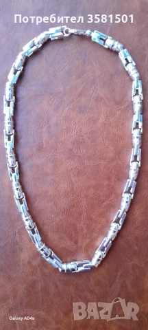 167/Сребърен Синджир-150грама.🇧🇬, снимка 2 - Колиета, медальони, синджири - 52587780