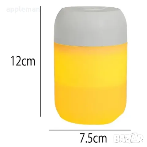 Мини Овлажнител Дифузер за въздух с нощна лампа ароматизатор, снимка 2 - Соларни лампи - 48585826