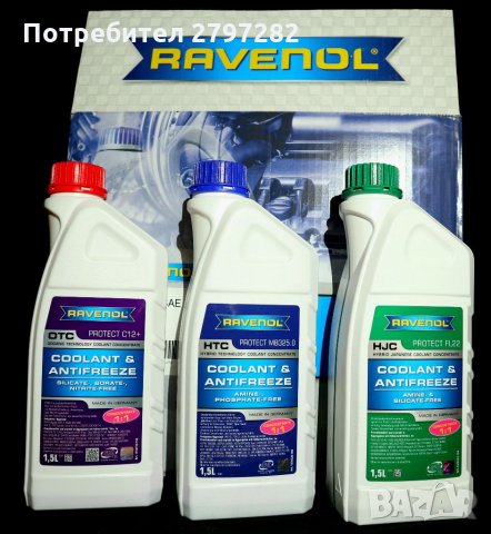 Ravenol Антифризи HJC, HTC, OTC, снимка 1 - Части - 33291576