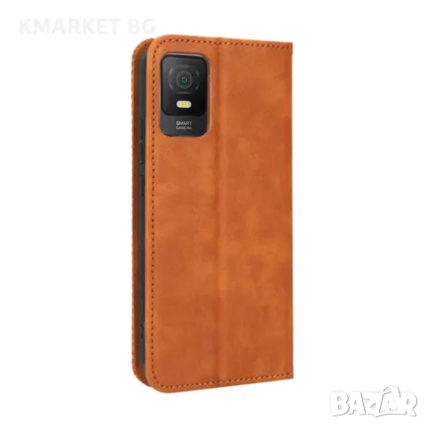 TCL 403 Retro-skin Magnetic Кожен Калъф и Протектор, снимка 6 - Калъфи, кейсове - 48303369