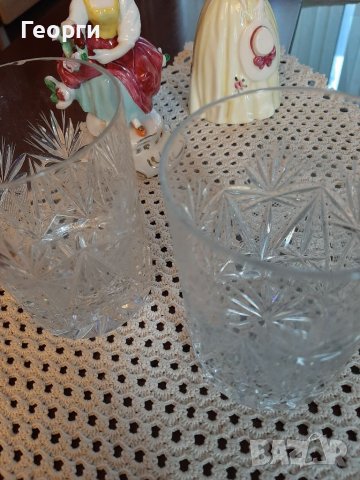 Кристални чаши за уиски,водка, снимка 3 - Сервизи - 40261589