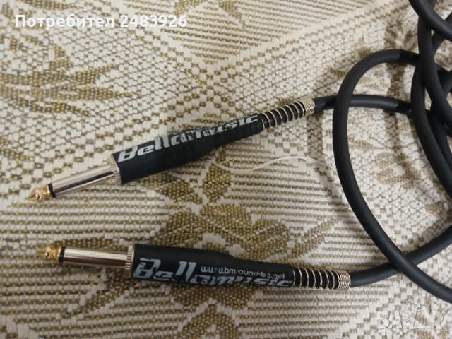 Професионален аудио кабел моно 6,3 мм., снимка 3 - Други - 52172271