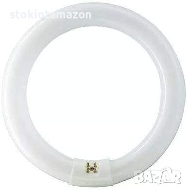 Луминесцентната лампа - SLV 548240 2GX13 40 W 3000 k лампа с формата на пръстен T5, бяла [енергиен к, снимка 1 - Крушки - 37441755