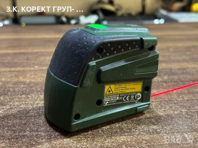 Лазерен линеен нивелир Bosch PCL 10, снимка 5 - Измервателни инструменти - 40867198