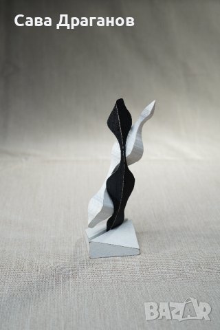 Малка пластика от дърво "Прегръдка", снимка 5 - Статуетки - 40359862