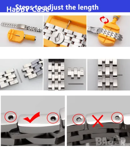 SEVEN ARC Каишка за Huawei Watch/Samsung/Apple/Xiaomi/Garmin/Amazfit/Casio/Honor, снимка 13 - Каишки за часовници - 48709396