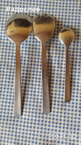 позлатени лъжици Solingen , снимка 2 - Прибори за хранене, готвене и сервиране - 43855070
