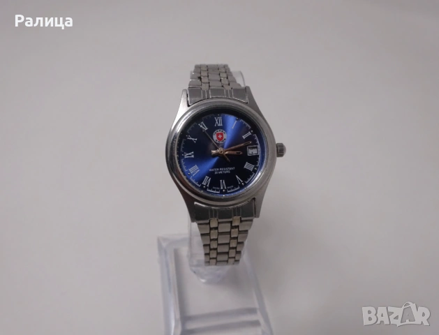 Швейцарски дамски часовник Tressa с верижка от неръждаема стомана, снимка 2 - Дамски - 53052292