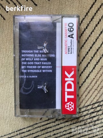 Metallica - The Black Album, снимка 2 - Аудио касети - 43268741