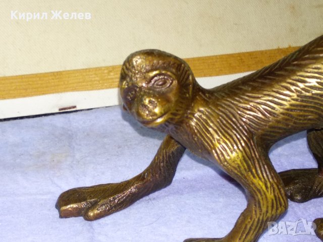 ГОЛЯМ ЕФЕКТЕН ФИГУРАЛЕН МЕТАЛЕН СВЕЩНИК - МАЙМУНКА МНОГО СИМПАТИЧЕН За АРТ ИНТЕРИОР КОЛЕКЦИЯ 42706, снимка 16 - Декорация за дома - 43875900