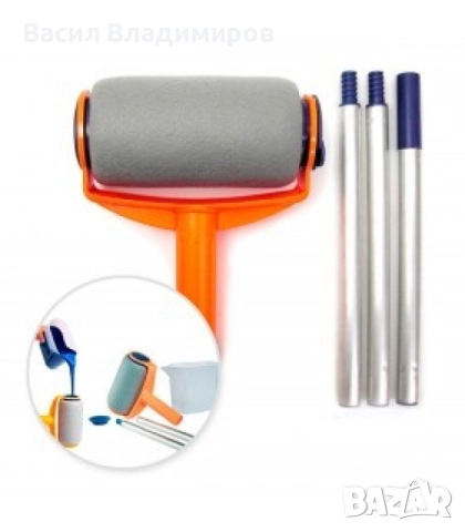 Комплект валяци за боядисване с резервоар, снимка 2 - Бои, лакове, мазилки - 41889528