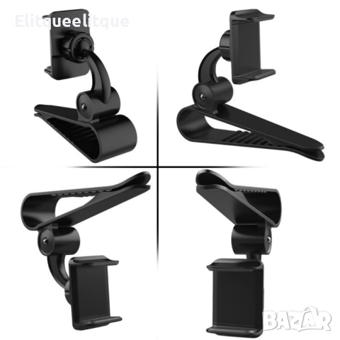 Стойка за мобилни устройства за автомобил, която се поставя върху сенника ST18, снимка 11 - Стойки, 3D очила, аксесоари - 49909237