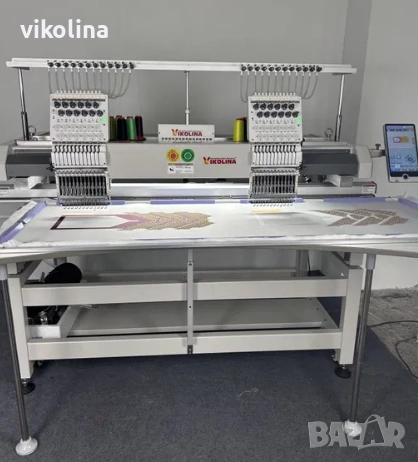 Бродировъчна машина Двуглава 800 Х 500 Нов модел + застъпване, снимка 4 - Други машини и части - 52940163