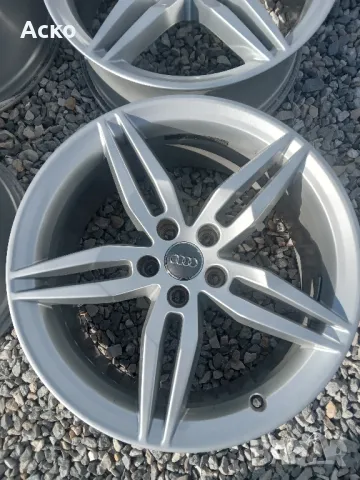 5x112 19 цола 8.5j ET32 Оригинални Audi, снимка 4 - Гуми и джанти - 47574069