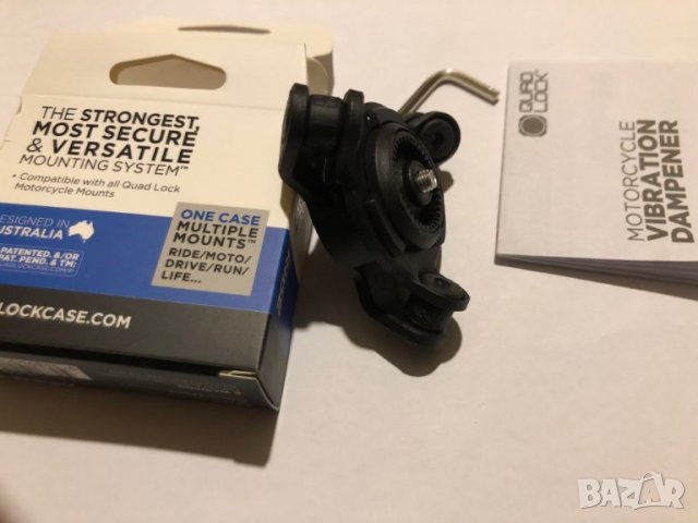 Quad Lock  антивибрацонна стойка dampener мотоциклет, снимка 6 - Аксесоари и консумативи - 39703763