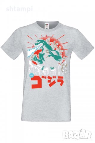 Мъжка тениска Godzilla,Анимация,игра,Празник,Повод,, снимка 5 - Тениски - 37949532
