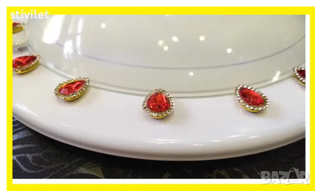 ПЛАФОН  КАПКА ЧЕРВЕНА - НОВО- 3D ЕФЕКТ., снимка 5 - Лампи за таван - 47360299