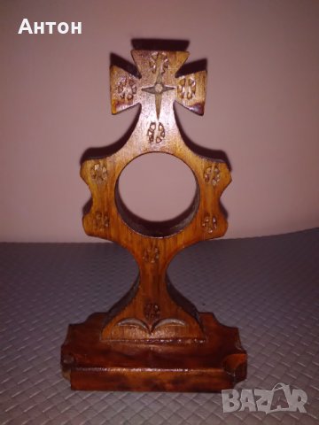 Дървен кръст/иконостас., снимка 1