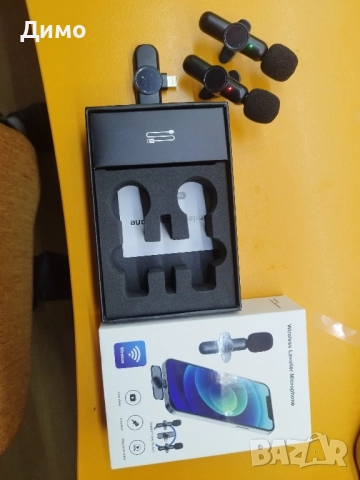 K8 Безжичен микрофон с Lightning връзка – Влогове, подкасти, интервюта и стрийминг, снимка 2 - Аксесоари за Apple - 51875588