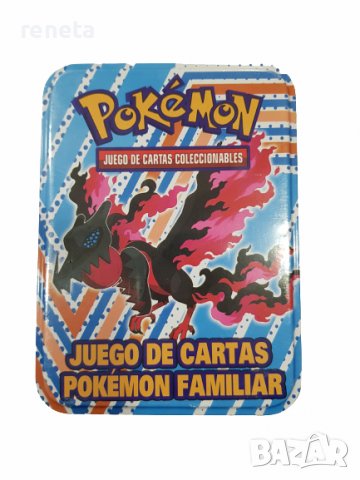 Карти Pokémon,  За игра, Метална кутия, Многоцветен, снимка 11 - Игри и пъзели - 40079777