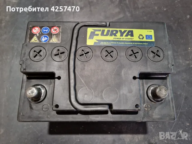 АКУМУЛАТОР FURYA 60Ah 450A R+, снимка 2 - Аксесоари и консумативи - 49491761