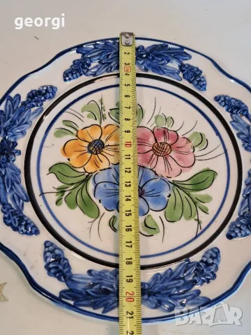 декоративна керамична чиния за стена 25/2, снимка 5 - Декорация за дома - 50035441