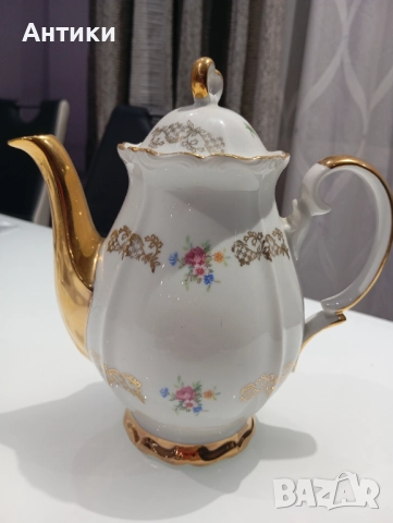 Стар порцеланов чайник маркиран, снимка 16 - Други - 52513951
