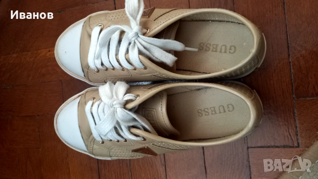Дамски парфоирани маратонки guess , снимка 3 - Маратонки - 53391399
