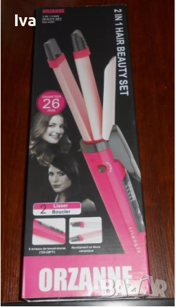 Нова Преса 2 в 1 за изправяне и къдрене на коса