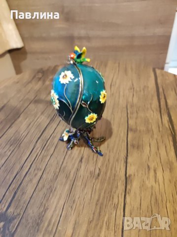 Метална бижутерка яйце , снимка 6 - Декорация за дома - 43798749