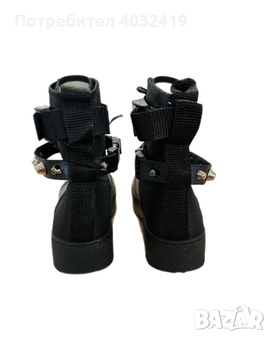 Черни дамски спортни обувки , снимка 5 - Кецове - 44857494