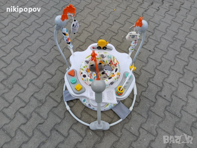 MONI Детско бънджи MAGIC FUN сив, снимка 7 - Проходилки - 53565106