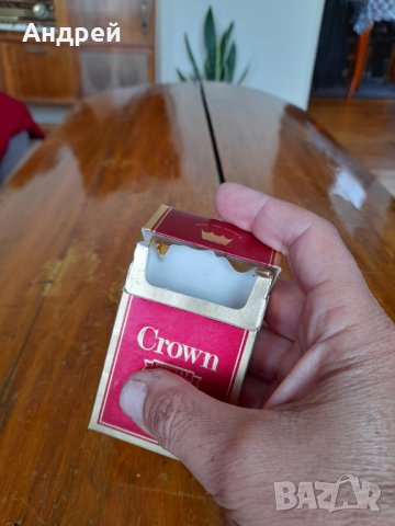 Стара кутия от цигари Crown, снимка 7 - Други ценни предмети - 33221172
