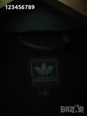 Adidas Chile 62 Originals оригинално черно мъжко горнище ретро М vintage , снимка 9 - Спортни дрехи, екипи - 52708225