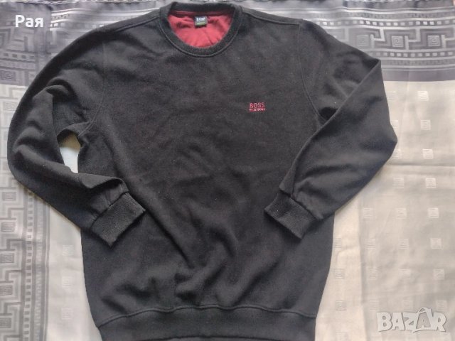 Черна спортно официална блуза BOSS, снимка 1