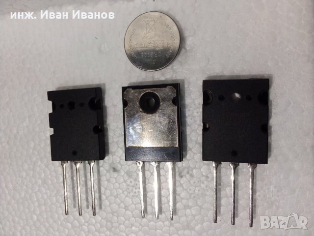 Аудио транзистор  n-p-n  2SC5200 230V, 15A, 150W, 30MHz, корпус TO-264 , снимка 3 - Друга електроника - 32273950