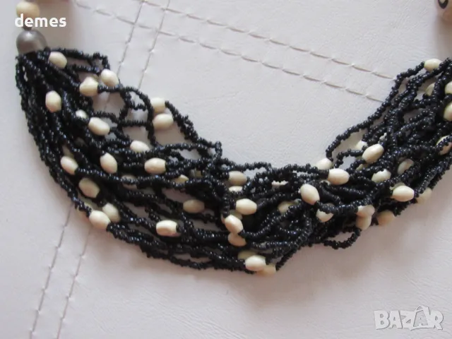 Традиционен индийско гердан-комбинация от пясъчна мъниста, снимка 5 - Колиета, медальони, синджири - 48350286