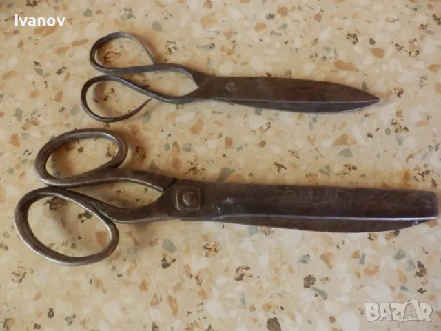 Стари ковани ножици, снимка 1