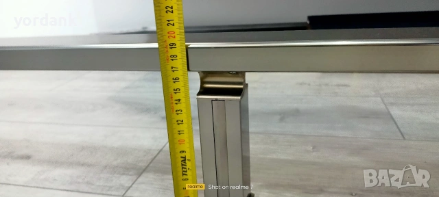 Комплект електрооксидиран алуминиев парапет квадратен профил, снимка 8 - Други стоки за дома - 53597622