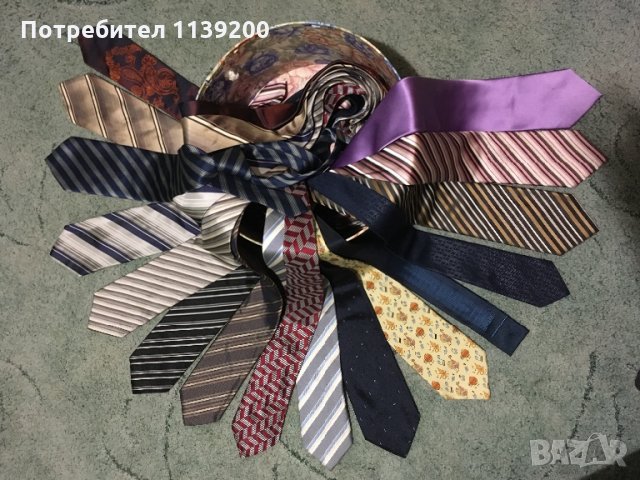 луксозни вратовръзки 15бр Kenzo Azzaro Zara Les Shadoks Burton Dupont , снимка 2 - Други - 17154731