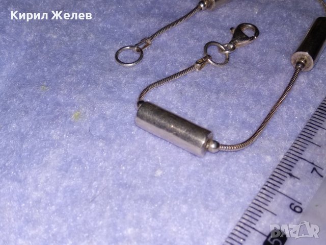 ДИЗАЙНЕРСКА СРЕБЪРНА АРТ ГРИВНА СРЕБРО 925 ИТАЛИЯ СТИЛЕН КРАСИВ МОДЕЛ ПОДХОДЯЩ и за ГЛЕЗЕН 35812, снимка 11 - Гривни - 39521776